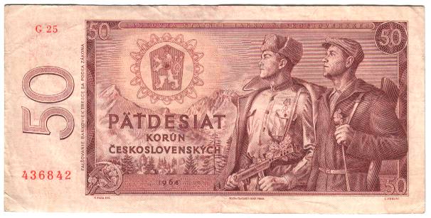Eski Czechslovakia (�ekoslovakya) Ka��t Paralar�
