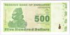 [Zimbabwe 500 Dollars]