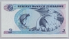 [Zimbabwe 2 Dollars Pick:P-1a]