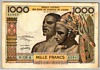 [West African States 1,000 Francs Pick:P-103Ak]