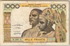 [West African States 1,000 Francs Pick:P-103An]