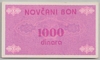 [Bosnia And Herzegovina 1,000 Dinara Pick:P-50]