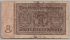 [Germany 2 Rentenmark Pick:P-174b]