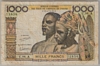 [West African States 1,000 Francs Pick:P-103Ah]