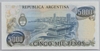 [Argentina 5,000 Pesos  Pick:P-305a2]