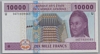 [Central African States 10,000 Francs Pick:P-210U]
