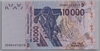 [West African States 10,000 Francs Pick:P-418D]