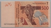 [West African States 500 Francs Pick:P-819Te]