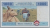 [Central African States 1,000 Francs Pick:P-207Ue]