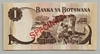 [Botswana 1 Pula Pick:P-1S]